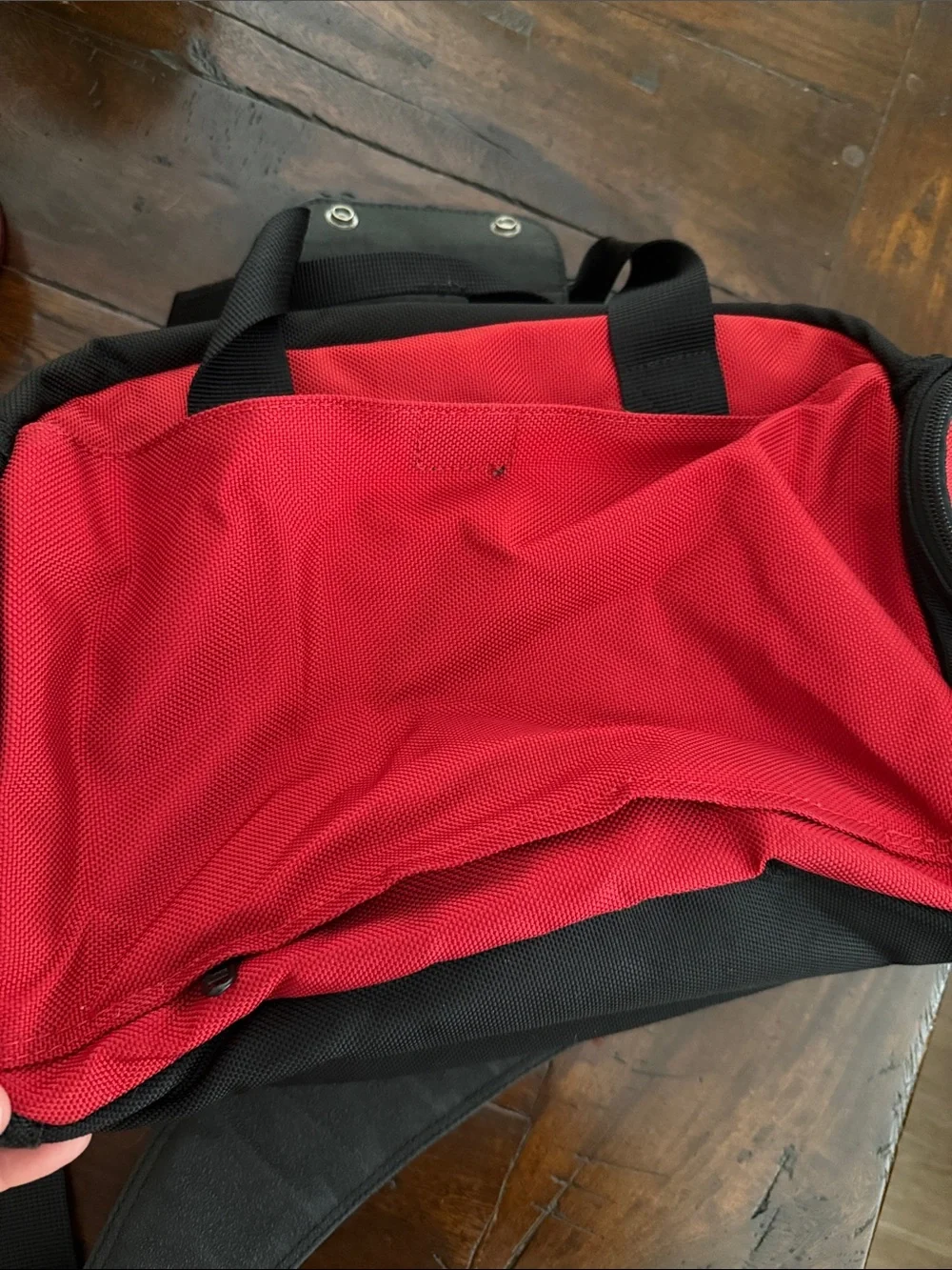 Victorinox Red and Black Travel Werks Bag with Front Organizer